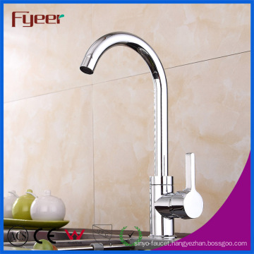 Fyeer Factory Price Cheap Ceramic Valve Brass Kitchen Sink Faucet